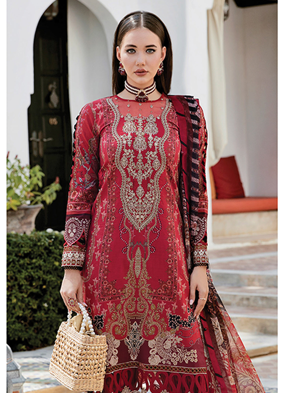 Gulaal Embroidered Lawn Unstitched 3 Piece Suit - 12 Gulaal Embroidered Lawn Unstitched 3 Piece Suit - 12