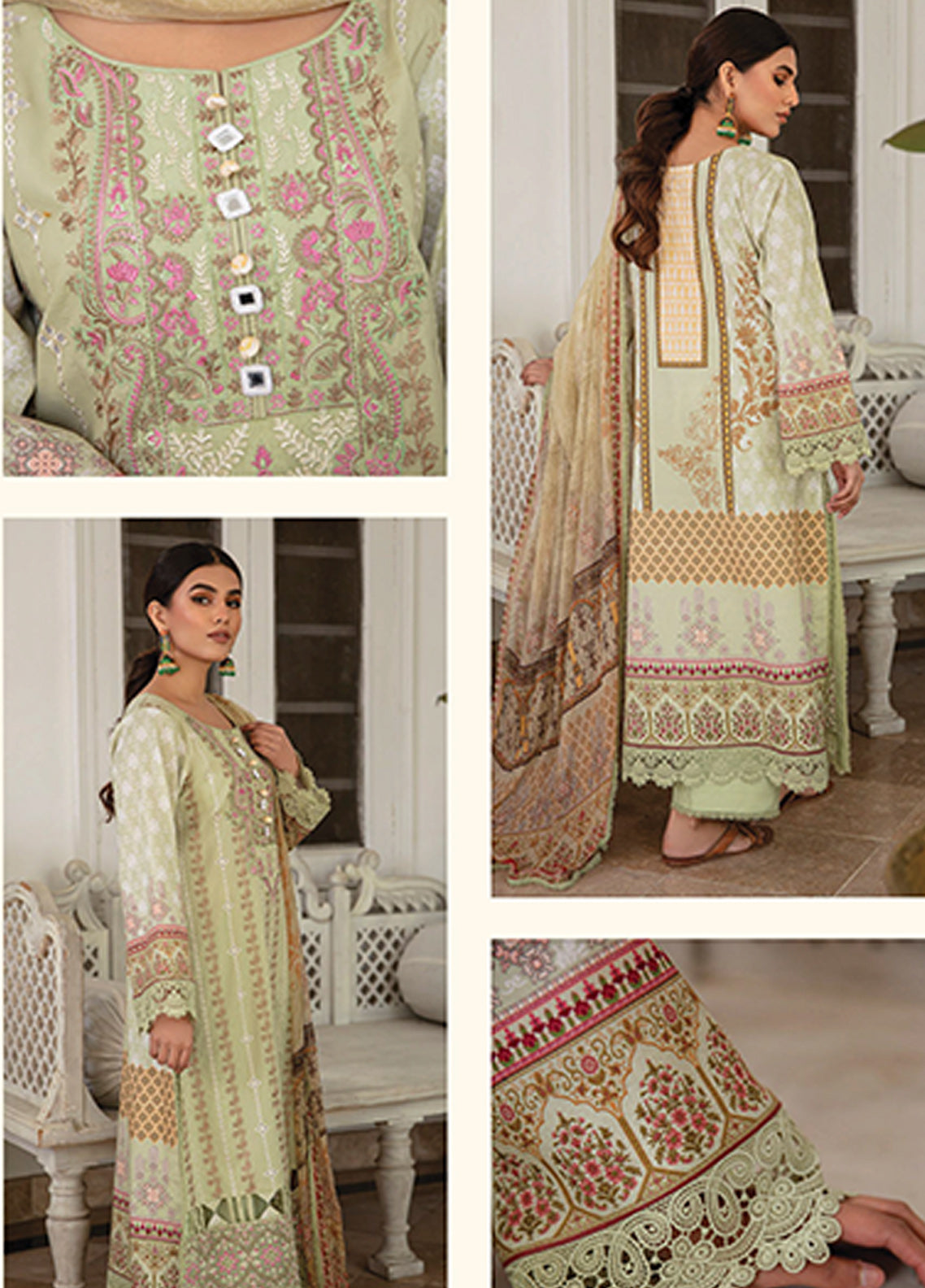 Afsaneh By Aabyaan Embroidered Lawn Unstitched 3 Piece Suit - 03 Afsaneh By Aabyaan Embroidered Lawn Unstitched 3 Piece Suit - 03