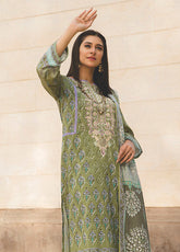 D#6907 Rashid Sunehri Digital Emb Lawn Collection 323