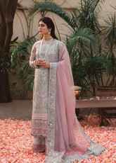 Mehrbano Ayzel By Afrozeh Embroidered Organza Unstitched 3 Piece Suit - 07
