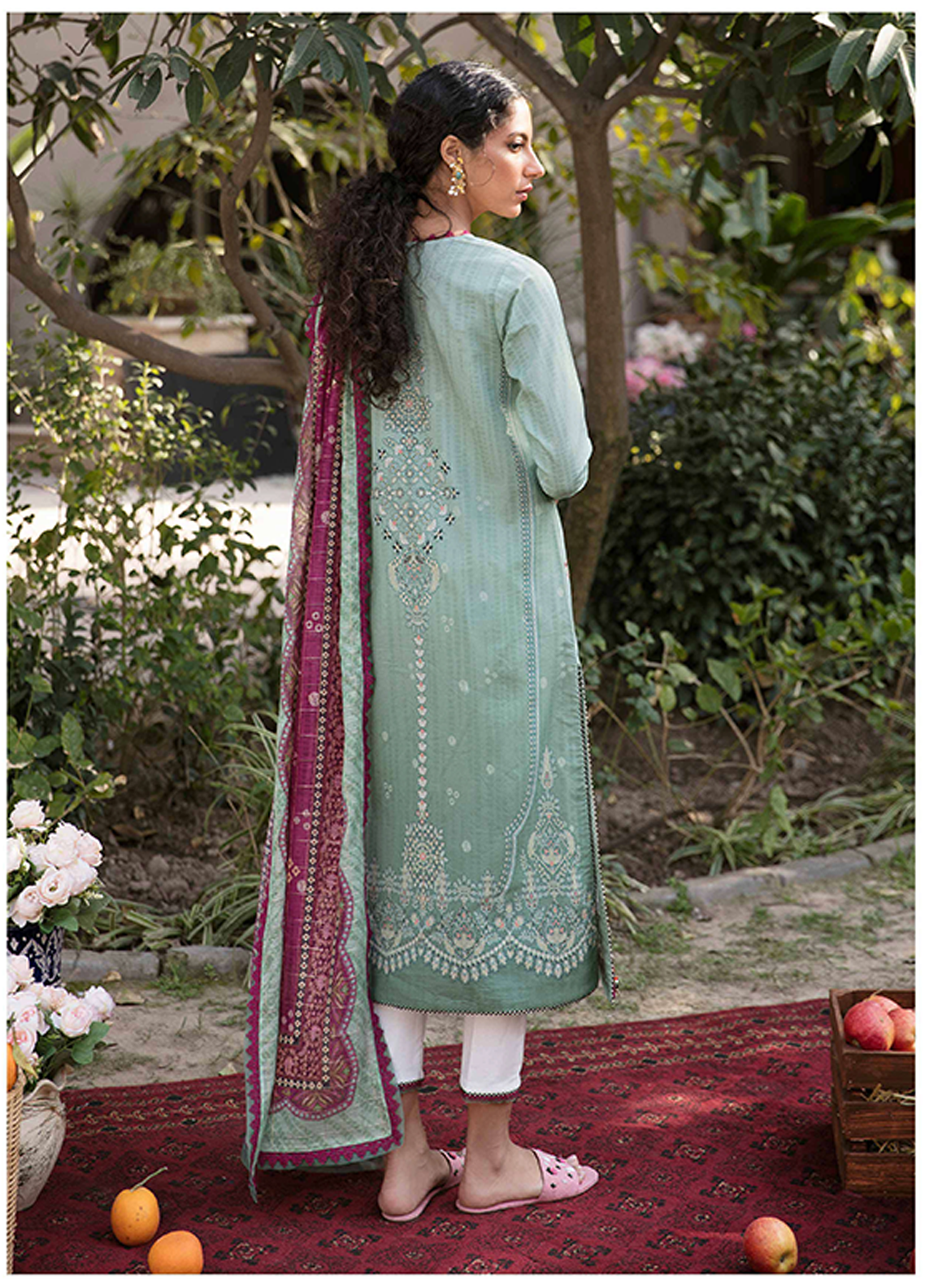 Afsanah By Seran Embroidered Lawn Unstitched 3 Piece Suit - 12 Afsanah By Seran Embroidered Lawn Unstitched 3 Piece Suit - 12