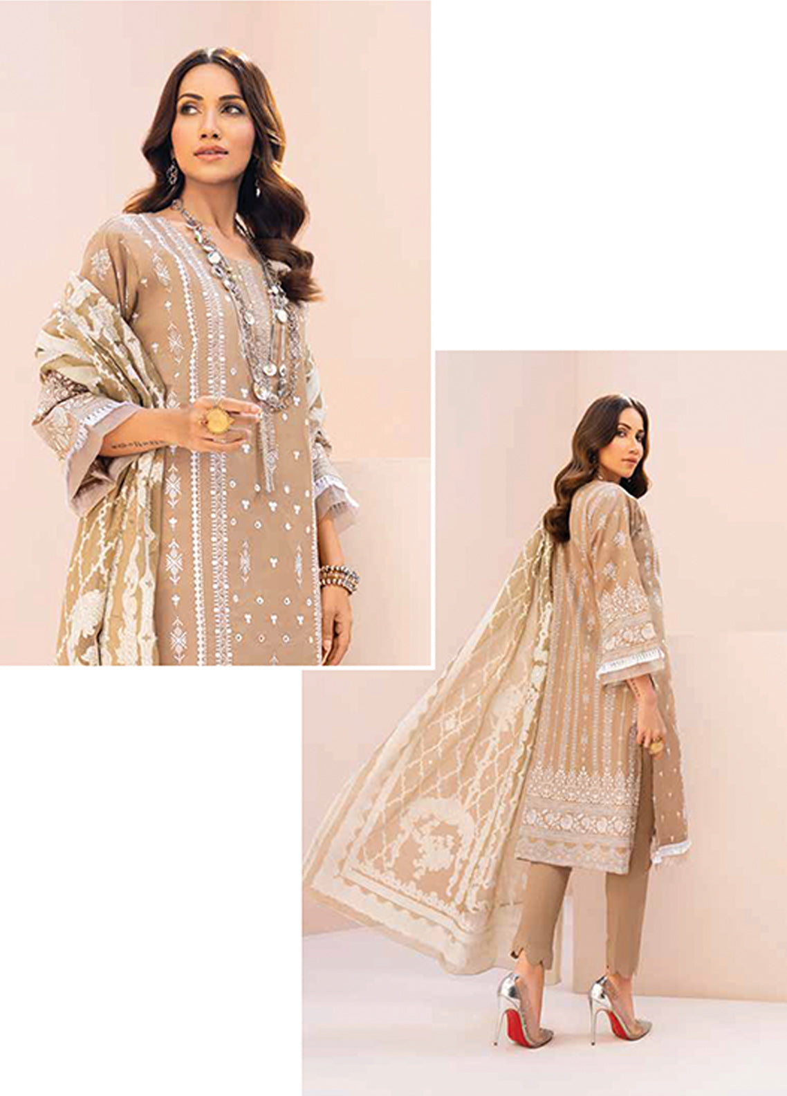 D#5563 Rashid White For Summer Emb Collection 223 D#5563 Rashid White For Summer Emb Collection 223