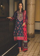 D#6910 Rashid Sunehri Digital Emb Lawn Collection 323