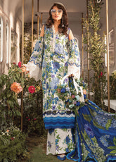 M.Prints By Maria B Embroidered Lawn Unstitched 3 Piece Suit - MB24MPL 2B