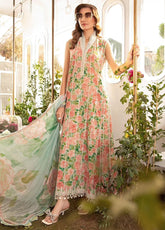 M.Prints By Maria B Embroidered Lawn Unstitched 3 Piece Suit - MB24MPL 6A