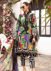 M.Prints By Maria B Embroidered Lawn Unstitched 3 Piece Suit - MB24MPL 8B