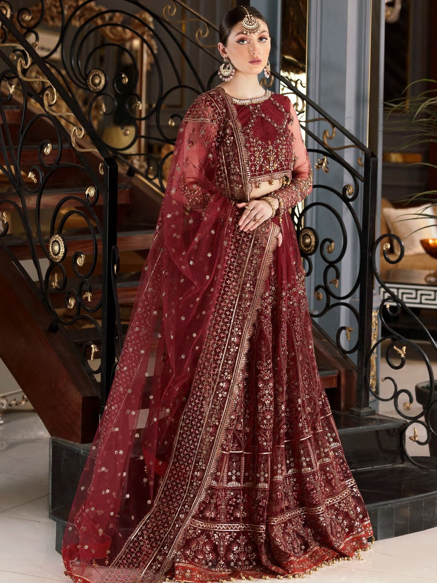 Mirha By Emaan Adeel Embroidered Organza Unstitched 3 Piece Suit - 04 Mirha By Emaan Adeel Embroidered Organza Unstitched 3 Piece Suit - 04