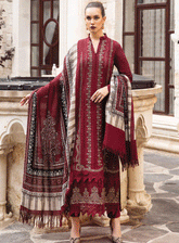 MPrints By Maria B Embroidered Linen Unstitched 3 Piece Suit - MB23MPW 2002A