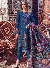 MPrints By Maria B Embroidered Linen Unstitched 3 Piece Suit - MB23MPW 2004B