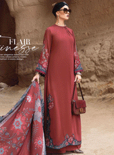 MPrints By Maria B Embroidered Linen Unstitched 3 Piece Suit - MB23MPW 2005A