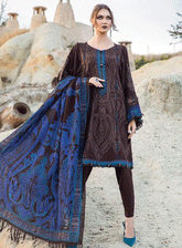 MPrints By Maria B Embroidered Linen Unstitched 3 Piece Suit - MB23MPW 2008B
