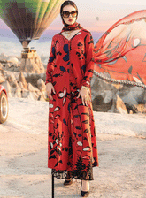 MPrints By Maria B Embroidered Linen Unstitched 3 Piece Suit - MB23MPW 2009A
