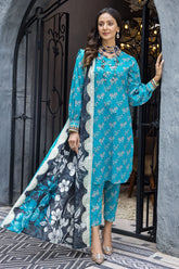 D#3712 Motifz Rang Digital Printed Lawn Collection 323