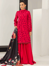 M Basics By Maria B Embroidered Khaddar Unstitched 3 Piece Suit - 10A