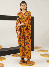 M Basics By Maria B Printed Khaddar Unstitched 2 Piece Suit - 3B