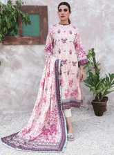 Maha By Rashid Textile Embroidered Karandi Unstitched 3 Piece Suit - RT23MK 8315
