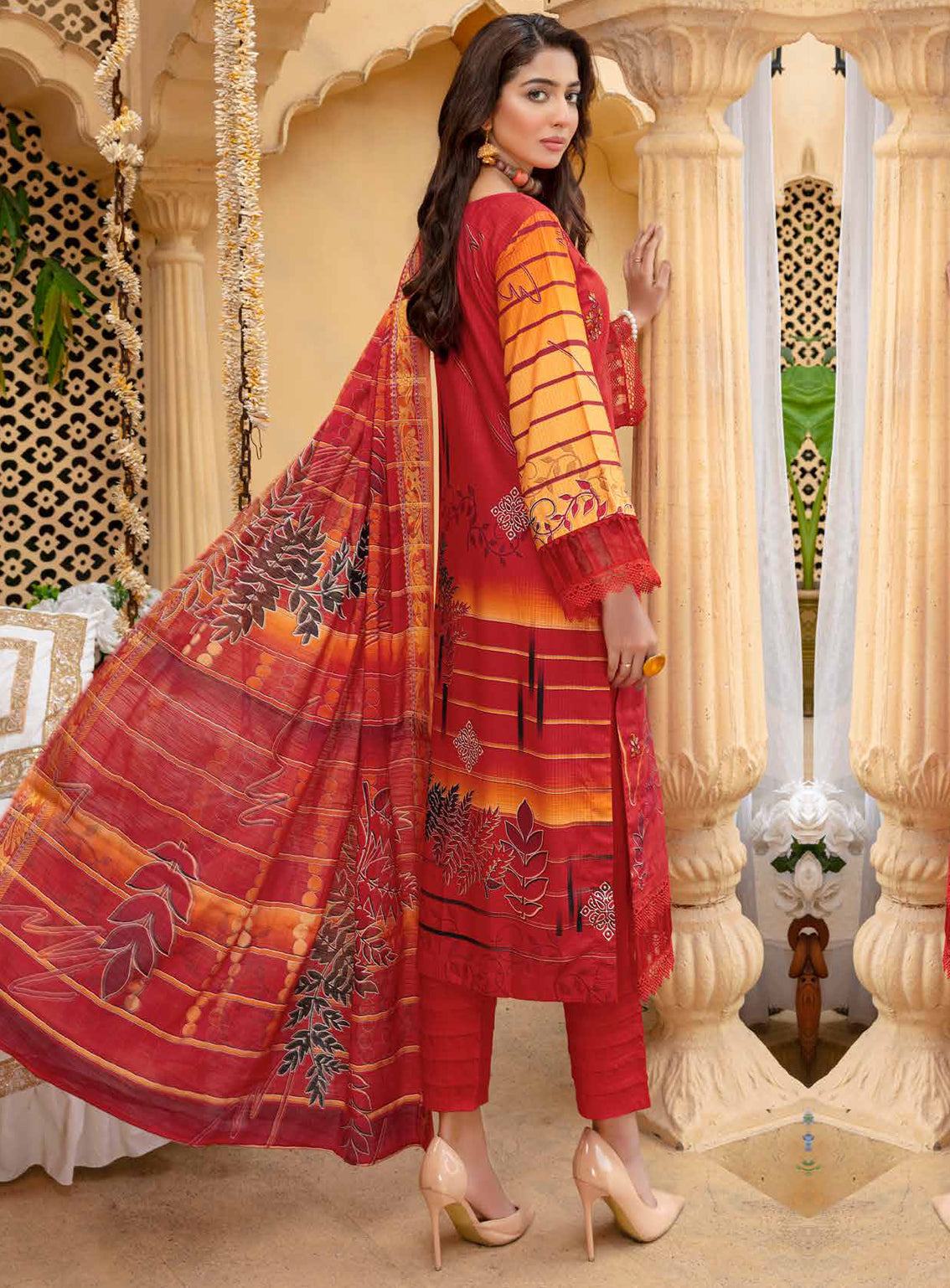 Mahjabeen by Aalaya Embroidered Staple Untitched 3 Piece Suit -05 Mahjabeen by Aalaya Embroidered Staple Untitched 3 Piece Suit -05