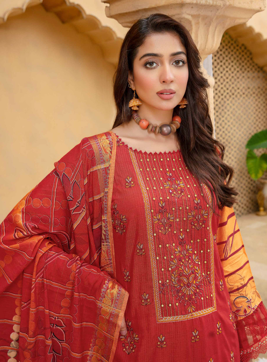 Mahjabeen by Aalaya Embroidered Staple Untitched 3 Piece Suit -05 Mahjabeen by Aalaya Embroidered Staple Untitched 3 Piece Suit -05