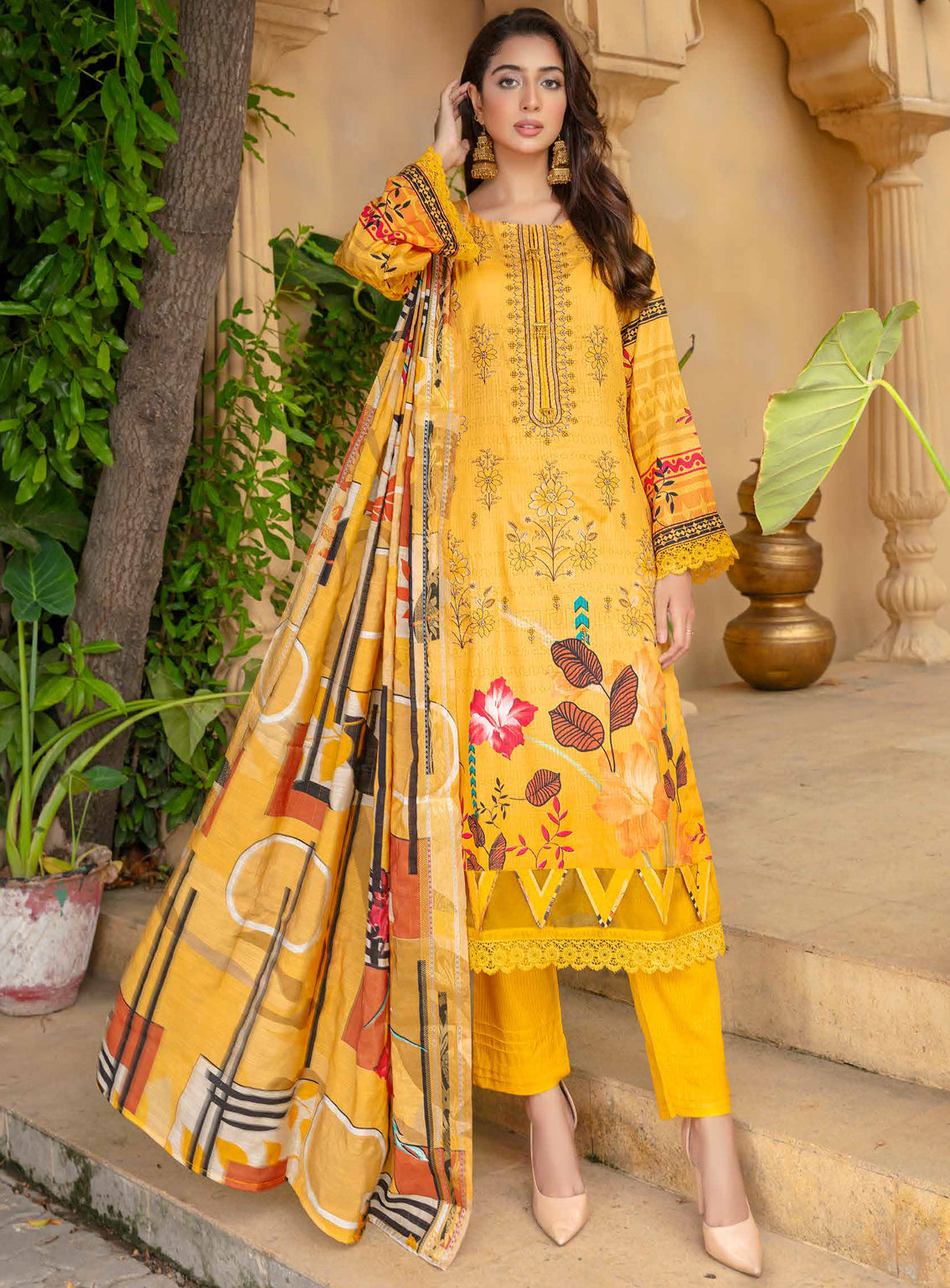 Mahjabeen by Aalaya Embroidered Staple Untitched 3 Piece Suit -06 Mahjabeen by Aalaya Embroidered Staple Untitched 3 Piece Suit -06