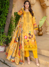Mahjabeen by Aalaya Embroidered Staple Untitched 3 Piece Suit -06