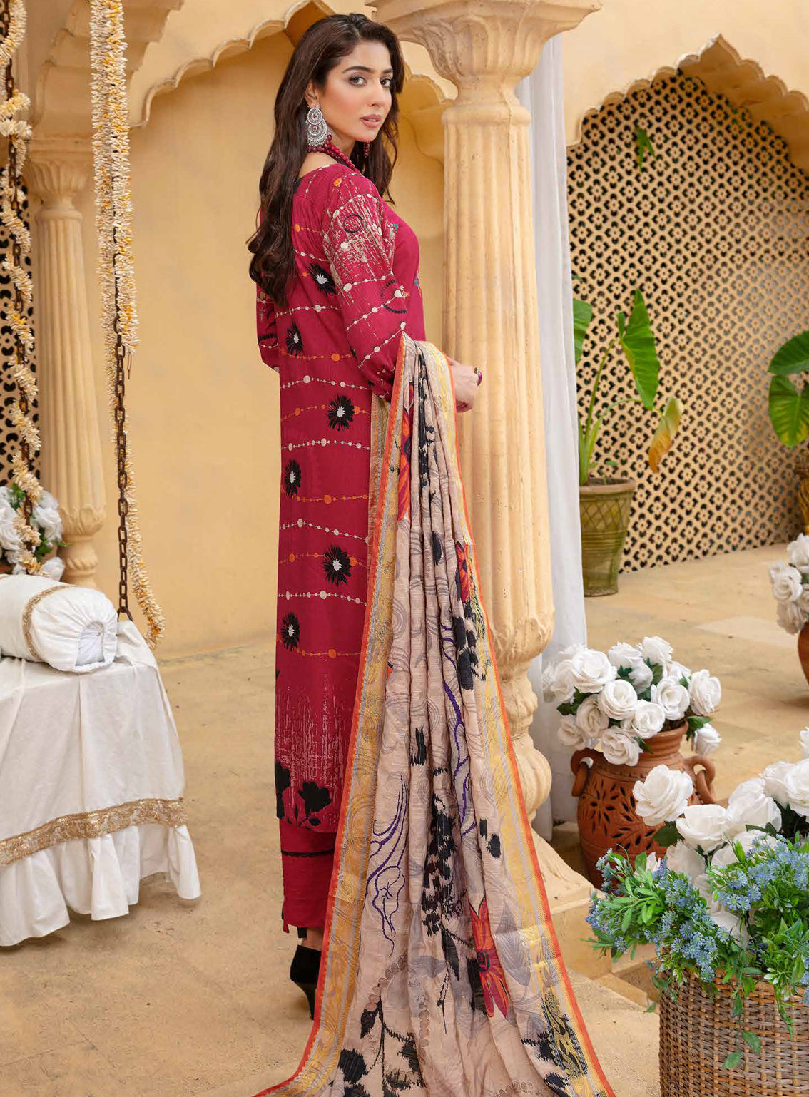 Mahjabeen by Aalaya Embroidered Staple Untitched 3 Piece Suit -07 Mahjabeen by Aalaya Embroidered Staple Untitched 3 Piece Suit -07