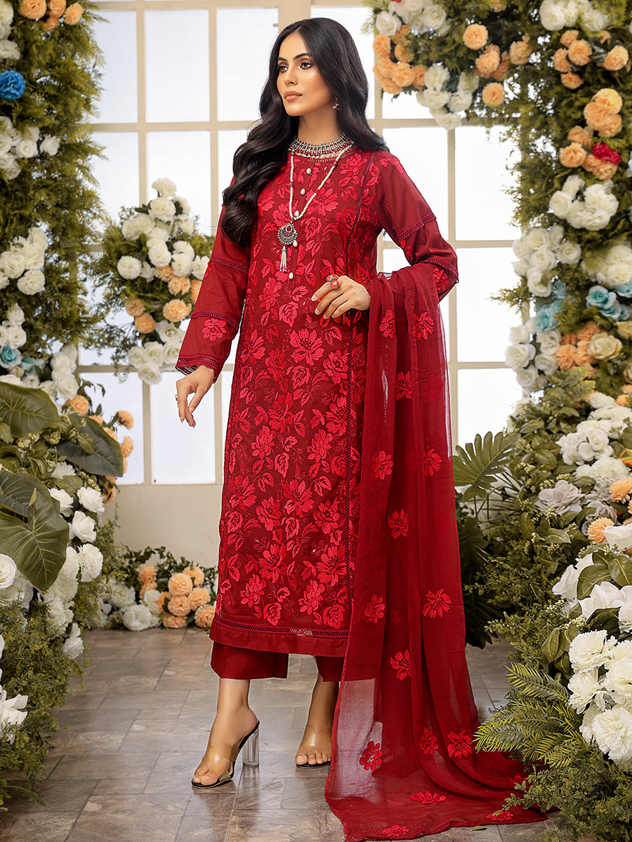 Mahnur Unstitched 3 Piece D#01 Mahnur Unstitched 3 Piece D#01