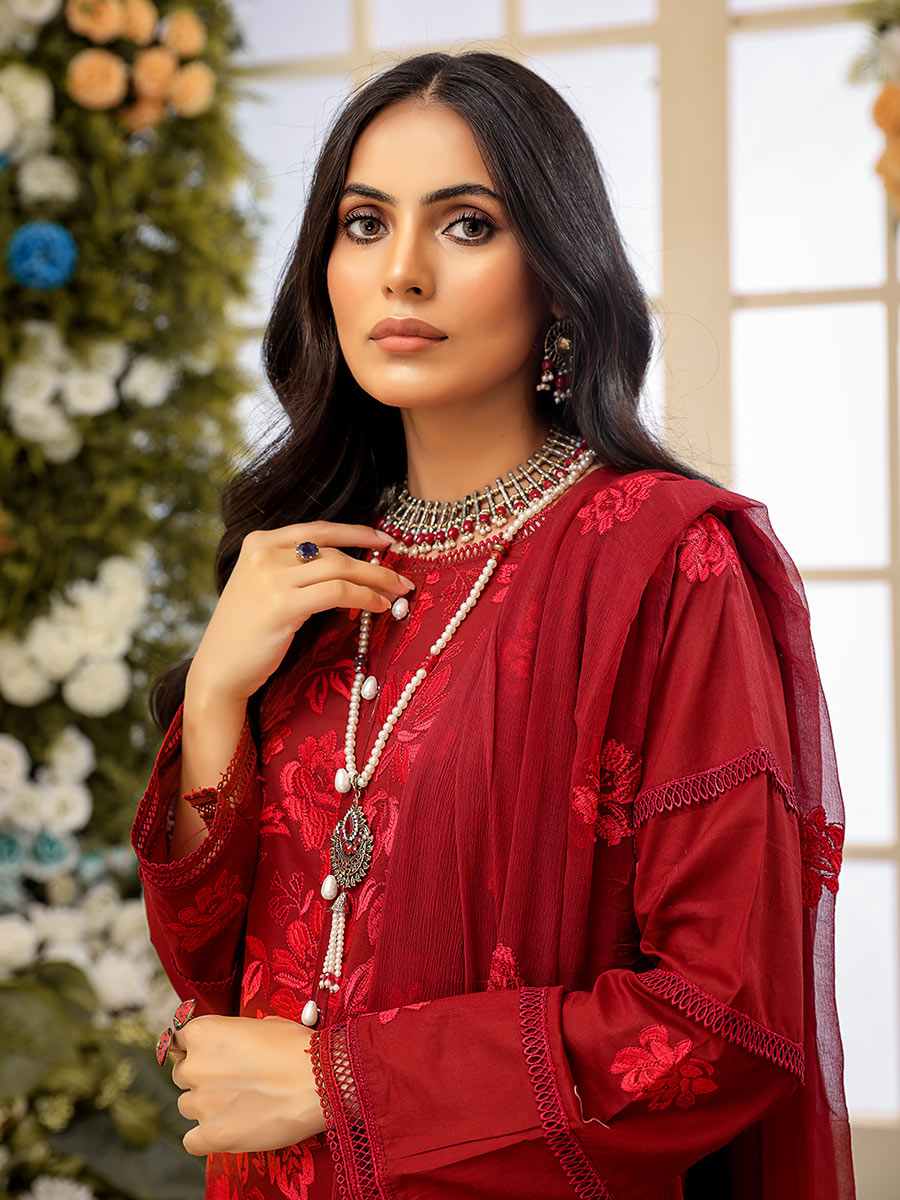 Mahnur Unstitched 3 Piece D#01 Mahnur Unstitched 3 Piece D#01