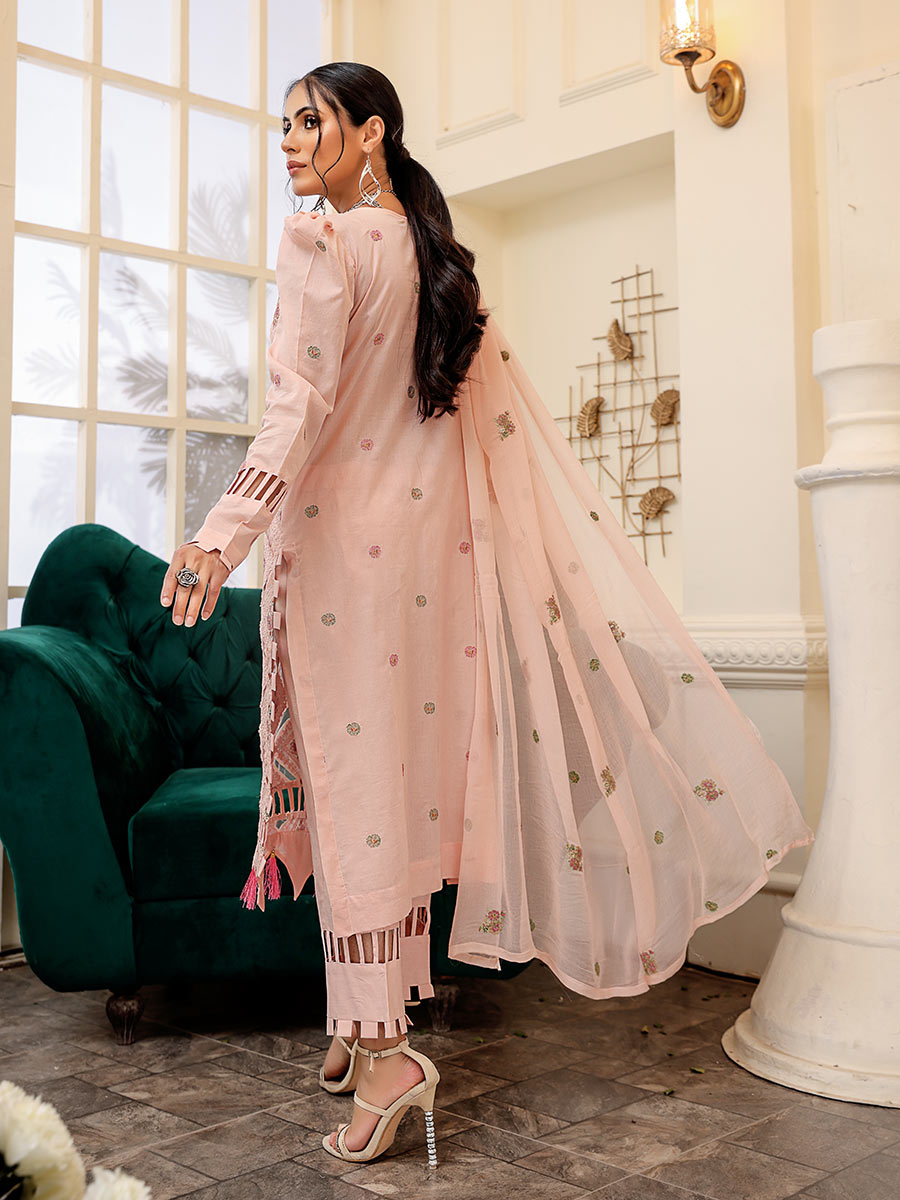 Mahnur Unstitched 3 Piece D#07 Mahnur Unstitched 3 Piece D#07