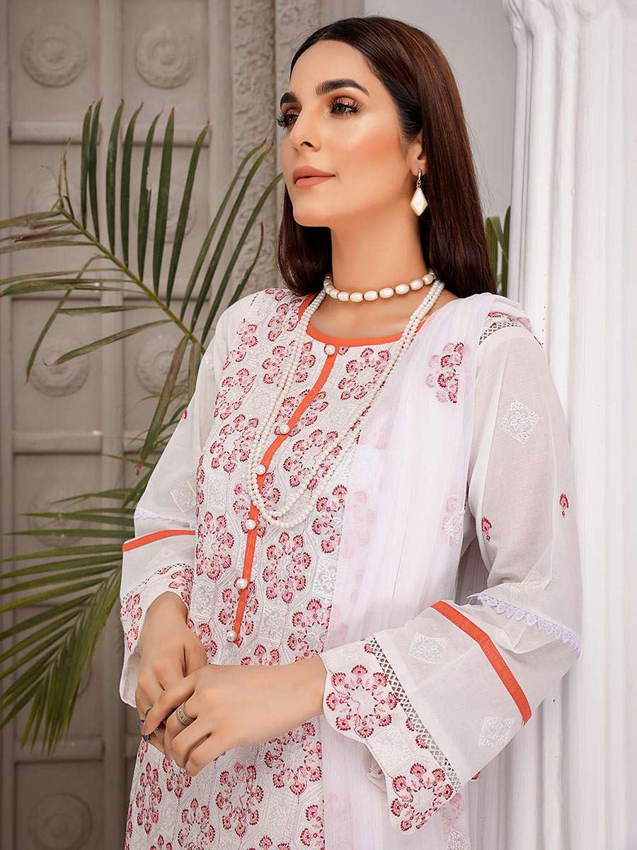 Mahnur Unstitched 3 Piece D#02 Mahnur Unstitched 3 Piece D#02