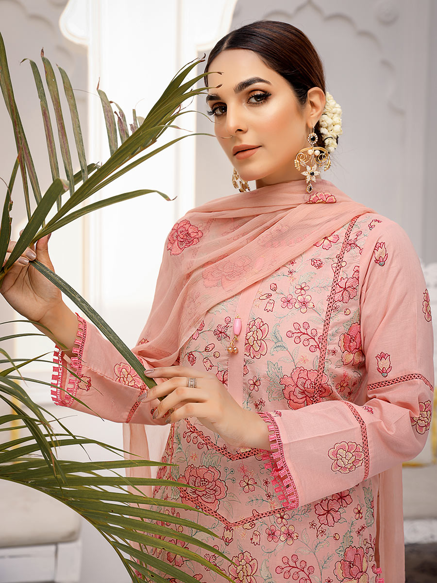 Mahnur Unstitched 3 Piece D#06 Mahnur Unstitched 3 Piece D#06