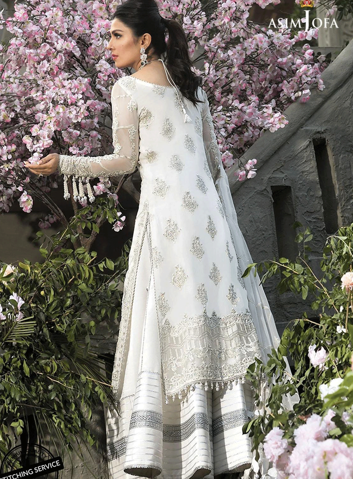 Mahsa By Asim Jofa Embroidered Chiffon Unstitched 3 Piece Suit - AJ21MF-10 Mahsa By Asim Jofa Embroidered Chiffon Unstitched 3 Piece Suit - AJ21MF-10