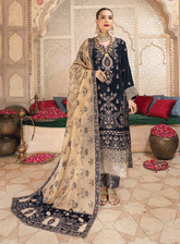 Makhmal By Aalaya Embroidered Velvet Unstitched 3 Piece Suit - ALY23MV 07