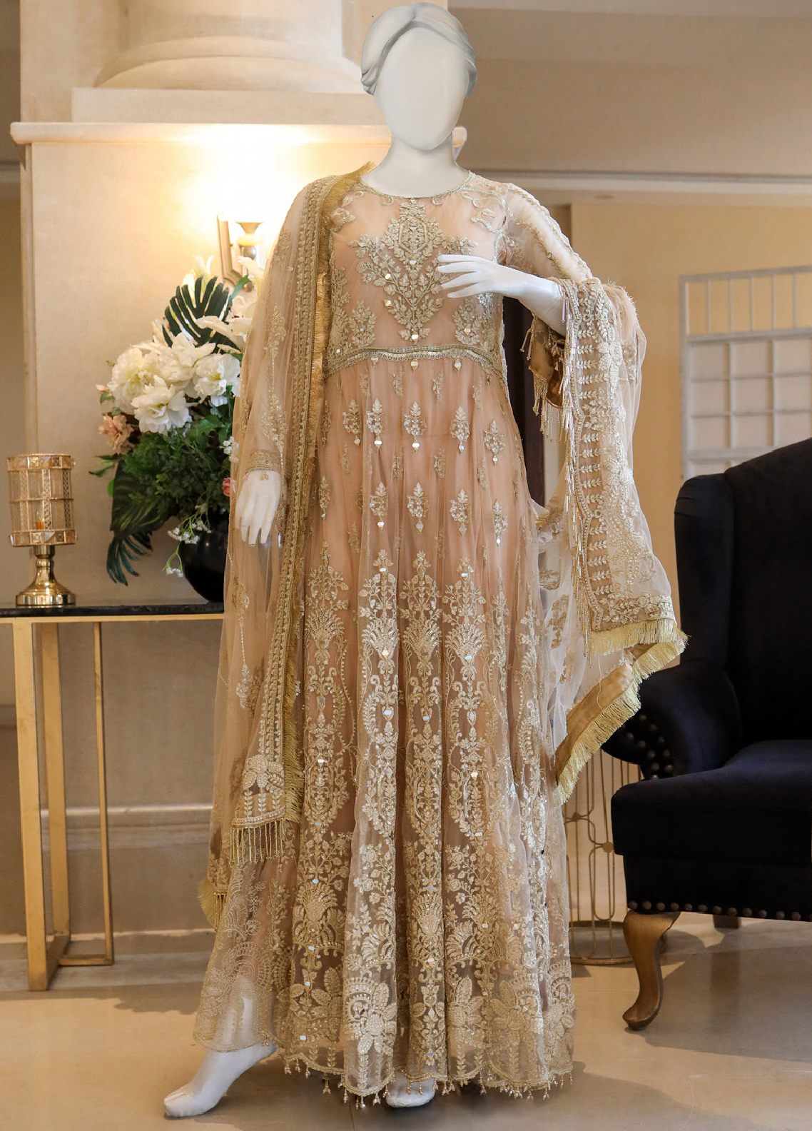 Malika Shahnaz Embroidered Net Unstitched 3 Piece Suit - MK23F 01 Malika Shahnaz Embroidered Net Unstitched 3 Piece Suit - MK23F 01