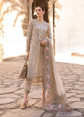 Maria B Embroidered Broshia Unstitched 3 Piece Suit - MB24VL 2410-A