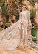 Maria B Embroidered Lawn Unstitched 3 Piece Suit - MB24VL 2409-A