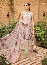 Maria B Embroidered Lawn Unstitched 3 Piece Suit - MB24VL 2414-A
