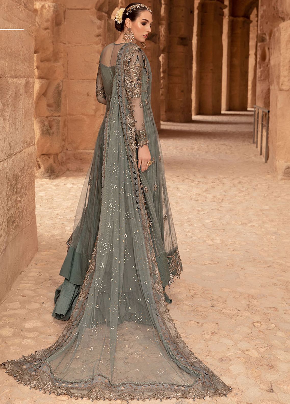 Maria B Embroidered Net Unstitched 3 Piece Suit - MB24VL 2403-A Maria B Embroidered Net Unstitched 3 Piece Suit - MB24VL 2403-A