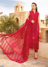 Maria B Embroidered Organza Unstitched 3 Piece Suit - MB24VL 2404-A