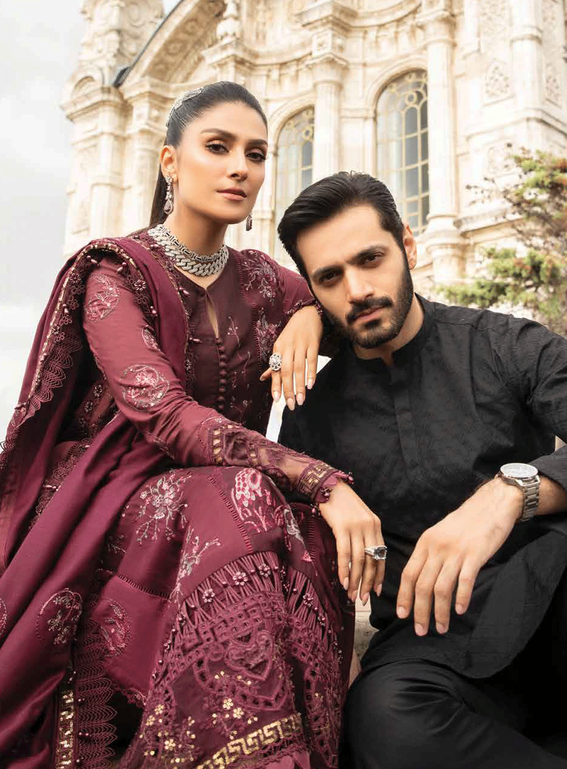 Maria B Embroidered Twill Linen Unstitched 3 Piece Suit - MB23L 1103 Maria B Embroidered Twill Linen Unstitched 3 Piece Suit - MB23L 1103