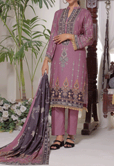 Mariyah By VS Textile Printed Karandi Unstitched 3 Piece Suit - VS23MK 37