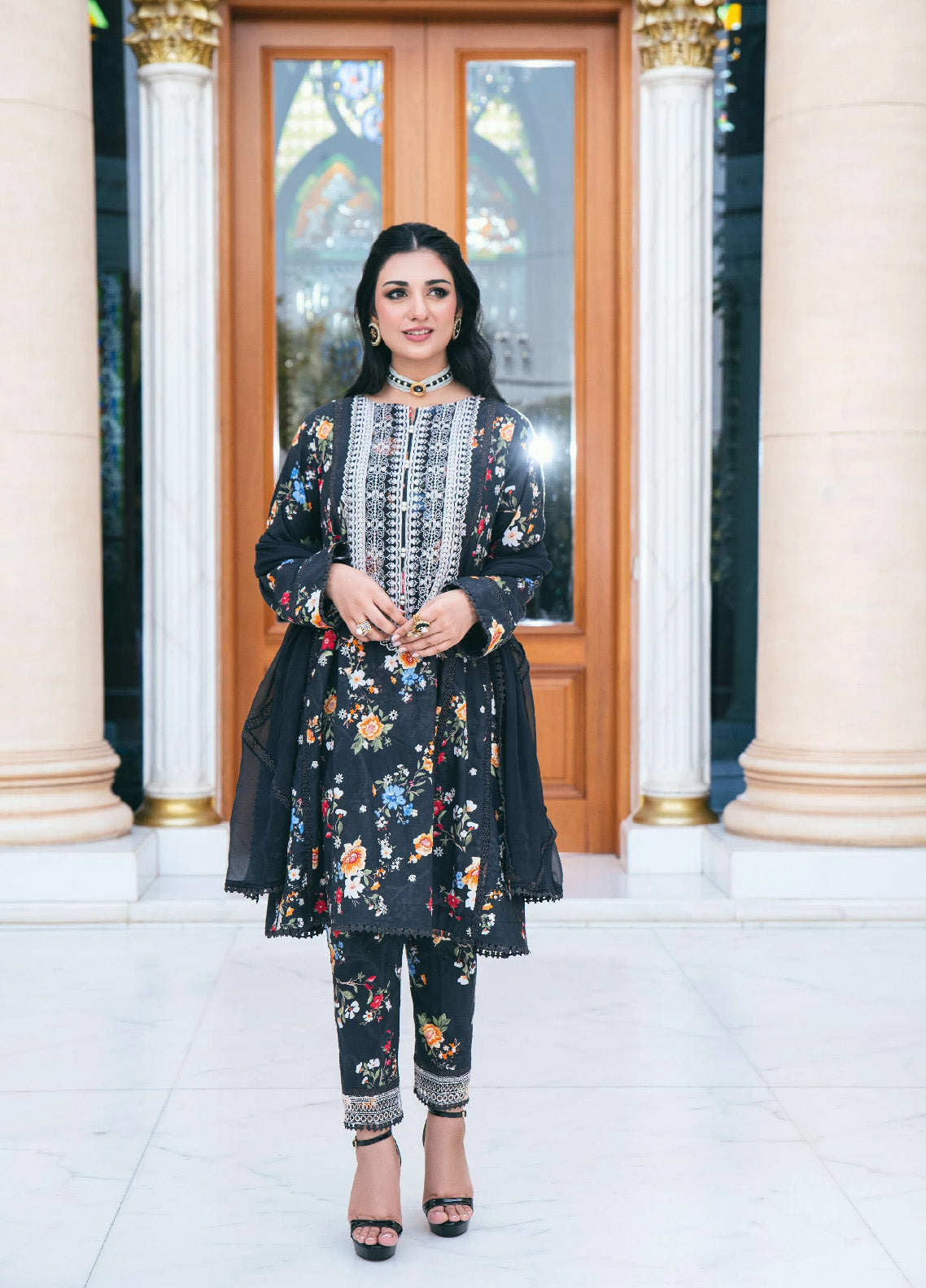 Marjaan By Addee Embroidered Lawn Stitched 3 Piece Suit - AD24MPL SM-021 TASAWUR Marjaan By Addee Embroidered Lawn Stitched 3 Piece Suit - AD24MPL SM-021 TASAWUR