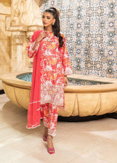 Marjaan By Addee Embroidered Lawn Stitched 3 Piece Suit - AD24MPL SM-022 KUSHA