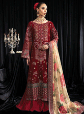 Maya By Nureh Embroidered Velvet Unstitched 3 Piece Suit - NU23MYV NS-106 ELISA