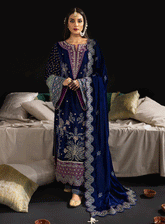 Maya by Nureh Embroidered Velvet Unstitched 3 Piece Suit - NU23MV 100 NOOREZA