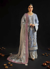 Maya by Nureh Embroidered Velvet Unstitched 3 Piece Suit - NU23MV 102 MAHAL