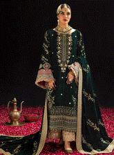 Maya by Nureh Embroidered Velvet Unstitched 3 Piece Suit - NU23MV 99 ALMA