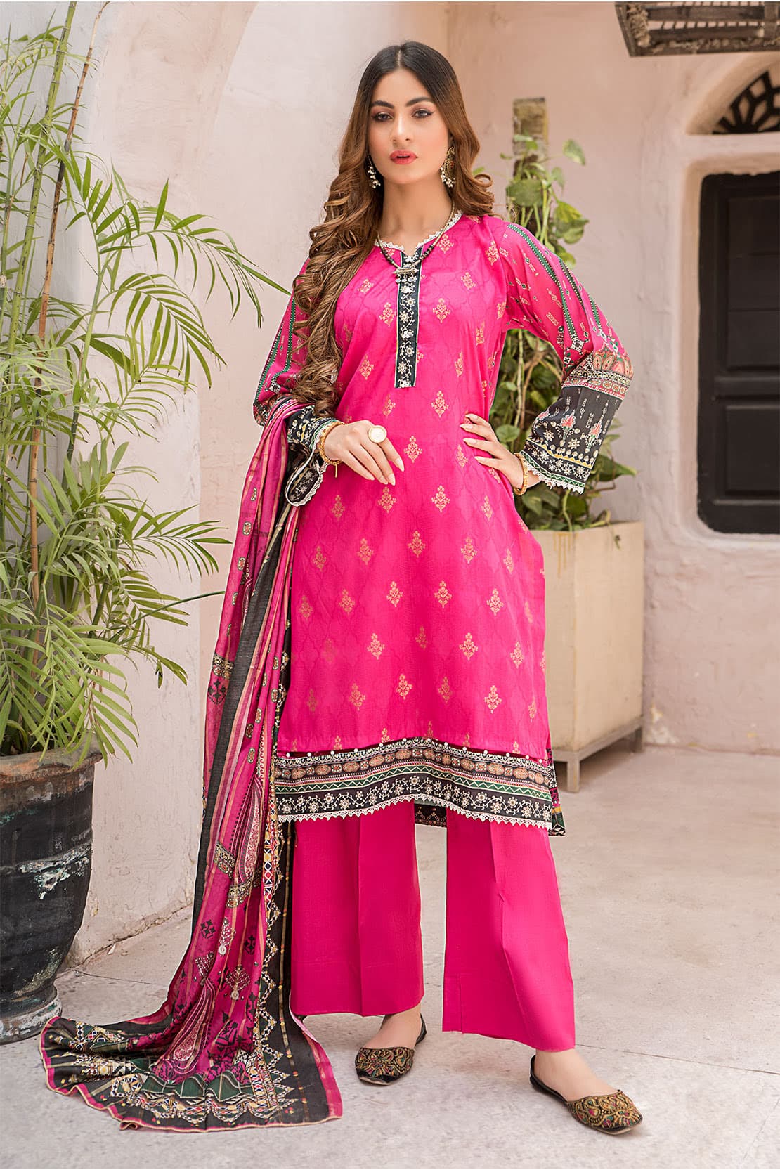Rashid Textile Unstitched 3 Piece D#6851 Rashid Textile Unstitched 3 Piece D#6851