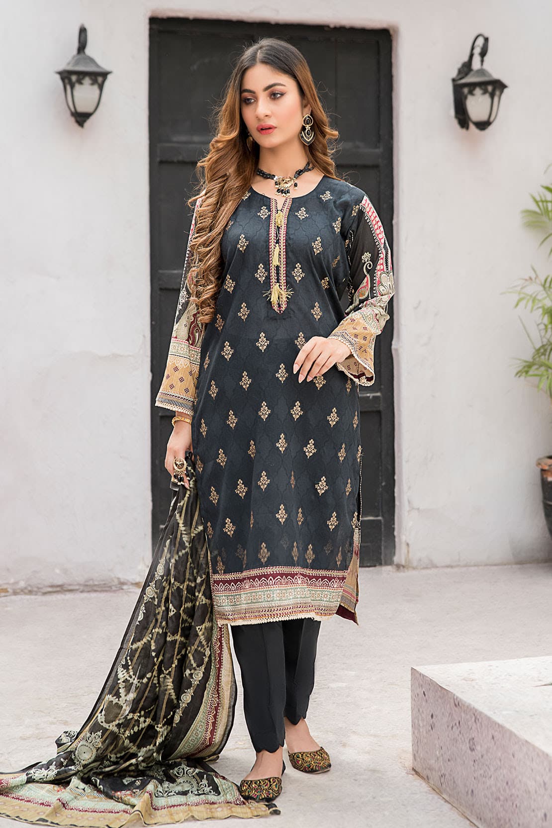 Rashid Textile Unstitched 3 Piece D#6854 Rashid Textile Unstitched 3 Piece D#6854