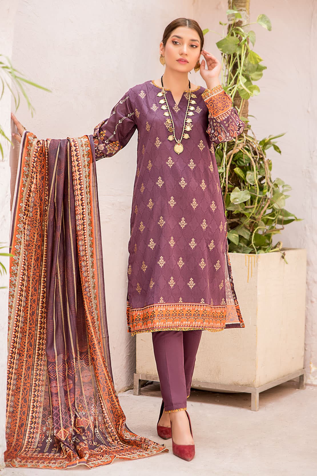 Rashid Textile Unstitched 3 Piece D#6856 Rashid Textile Unstitched 3 Piece D#6856