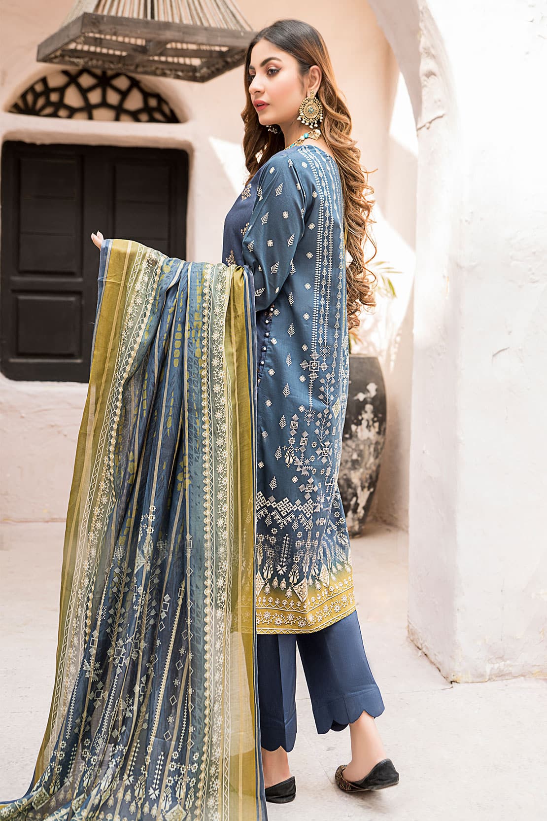 Rashid Textile Unstitched 3 Piece D#6857 Rashid Textile Unstitched 3 Piece D#6857